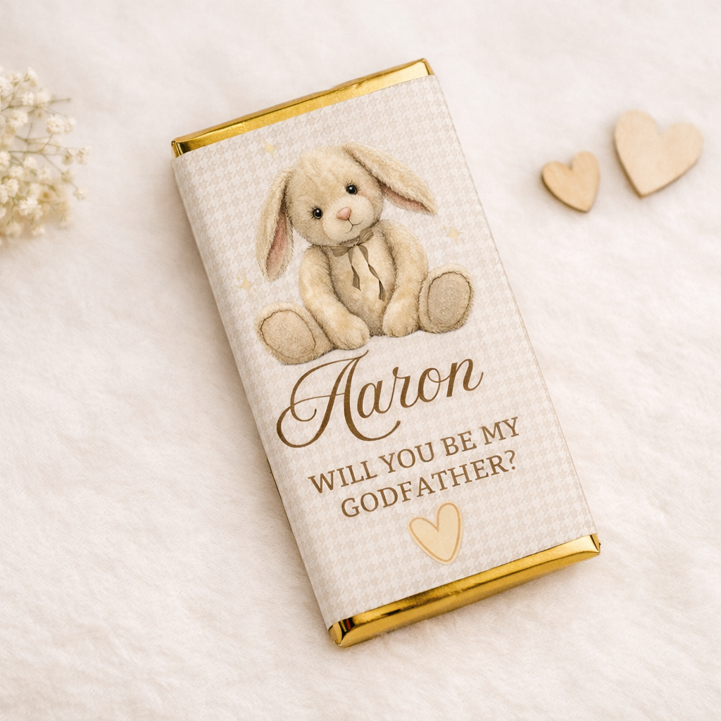 Personalised Godfather Proposal Chocolate Bar