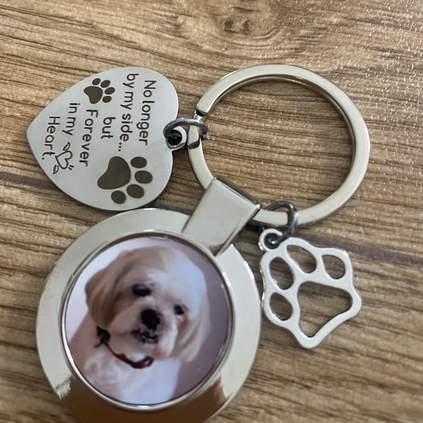 Forever in my Heart Memorial Pet Keychain