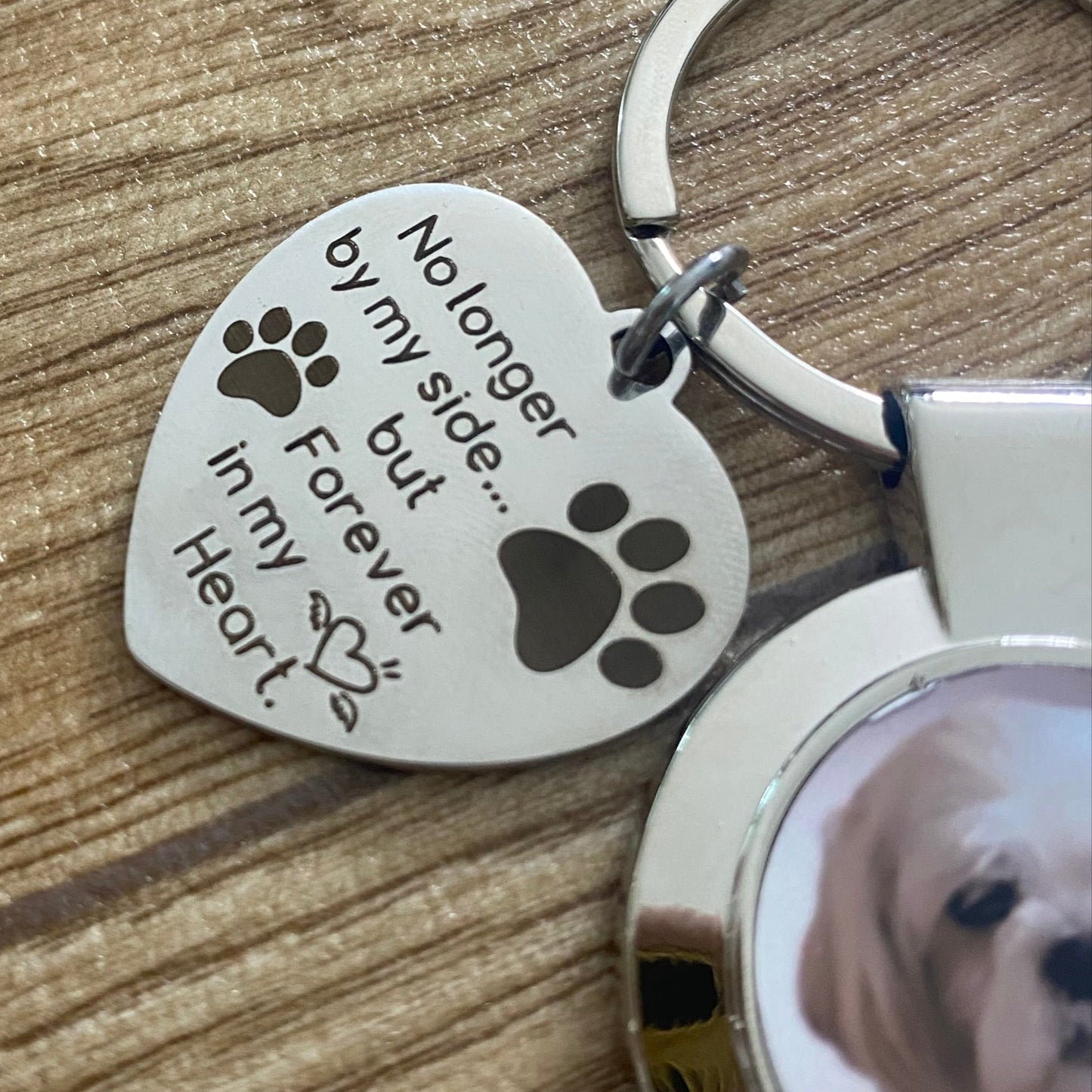 Forever in my Heart Memorial Pet Keychain