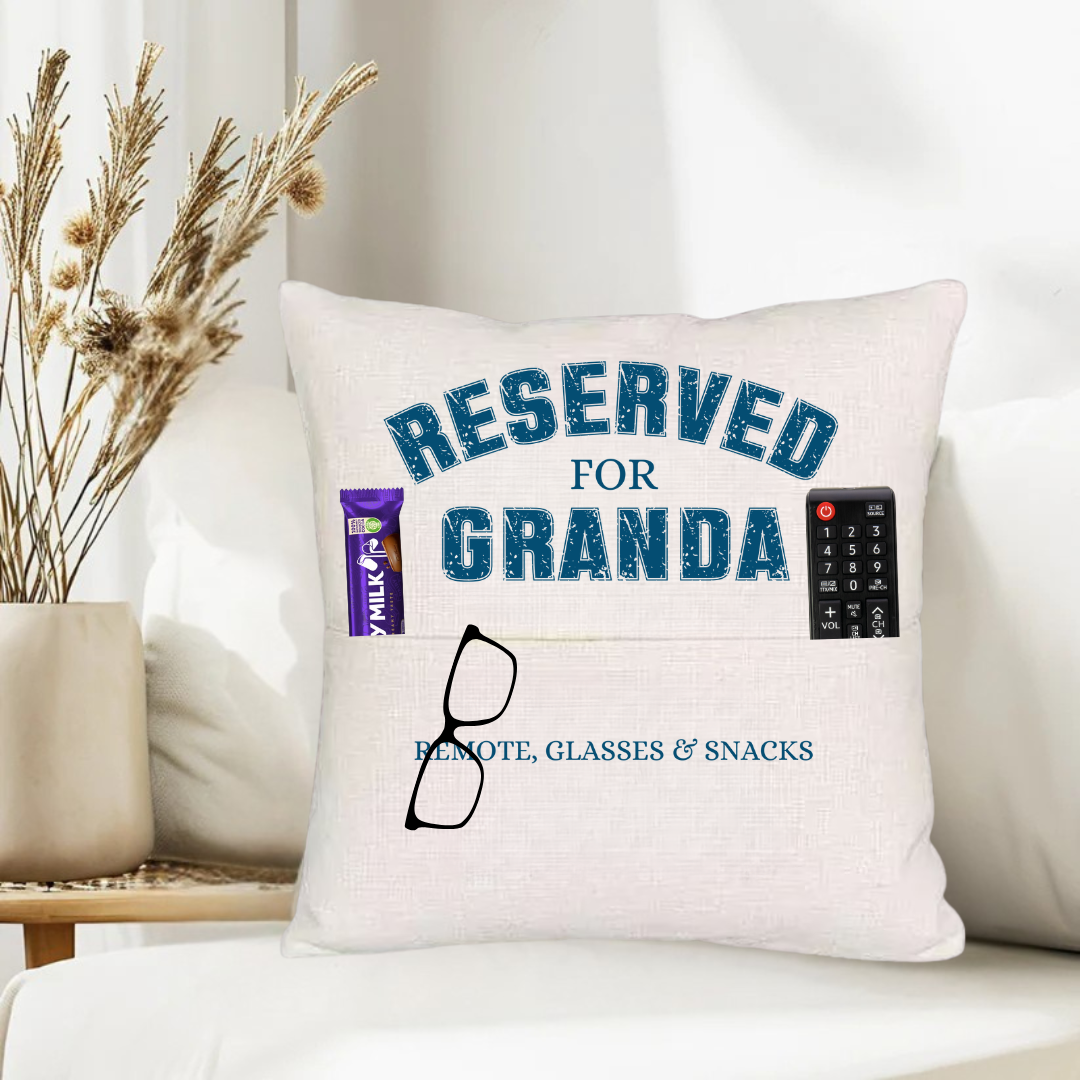 Personalised Reserved Spot Cushion