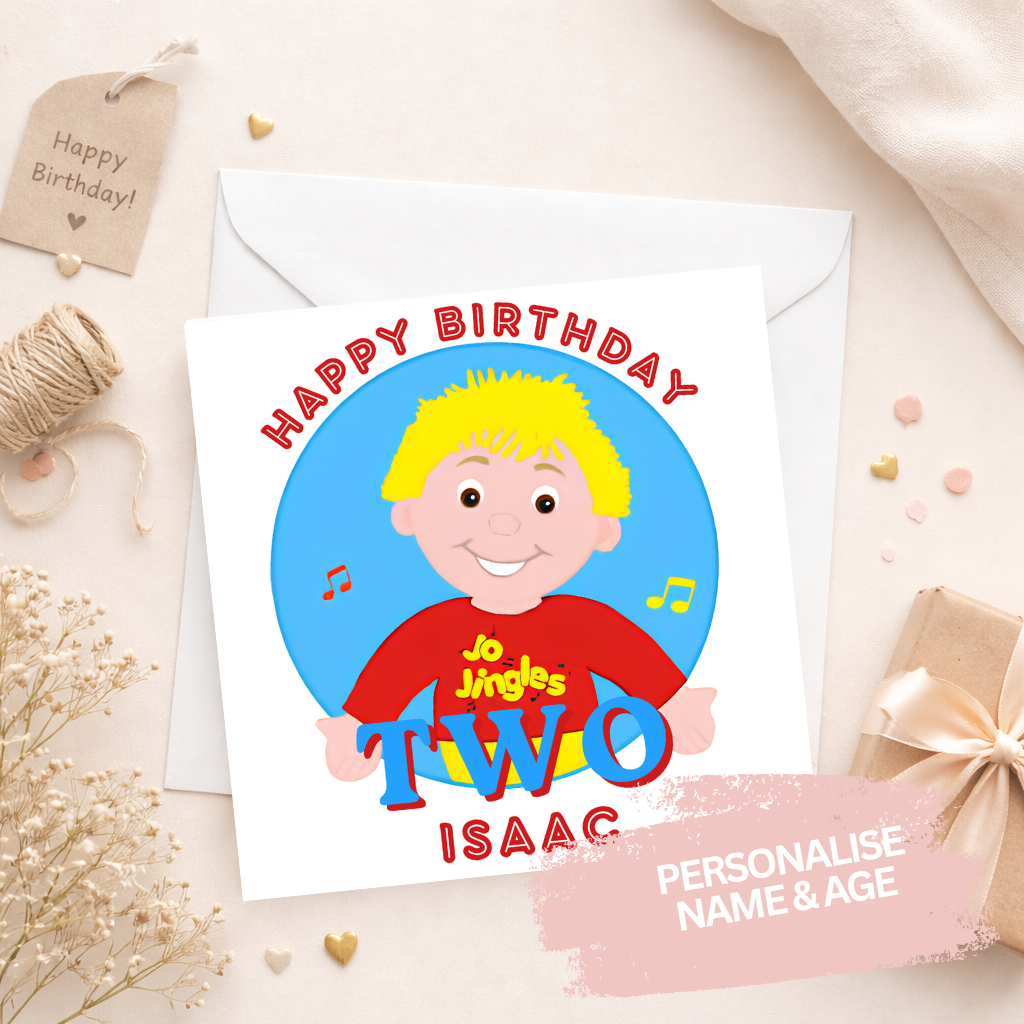 Personalised Birthday Card - Jo-Jingles