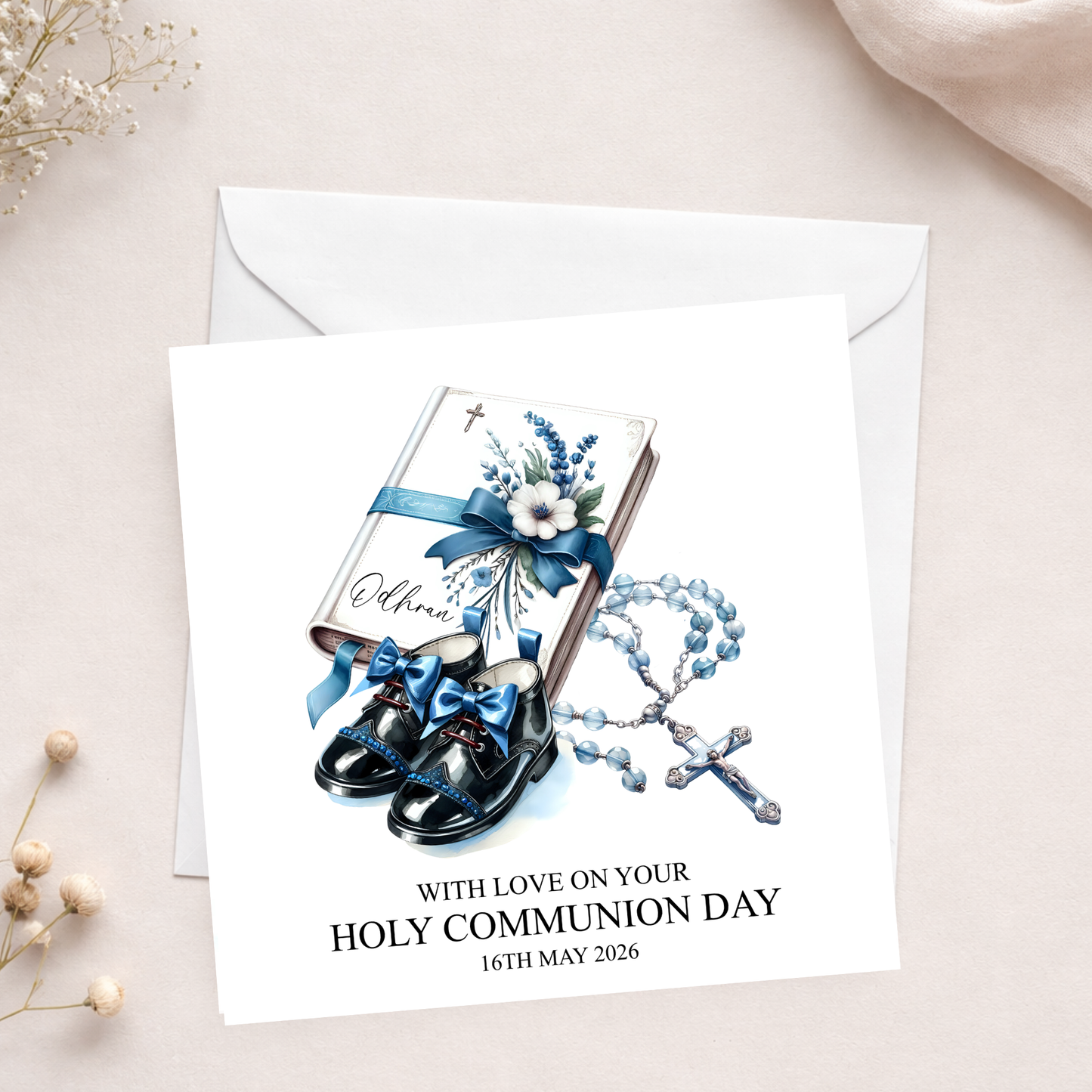 Boy’s Bible Communion Card