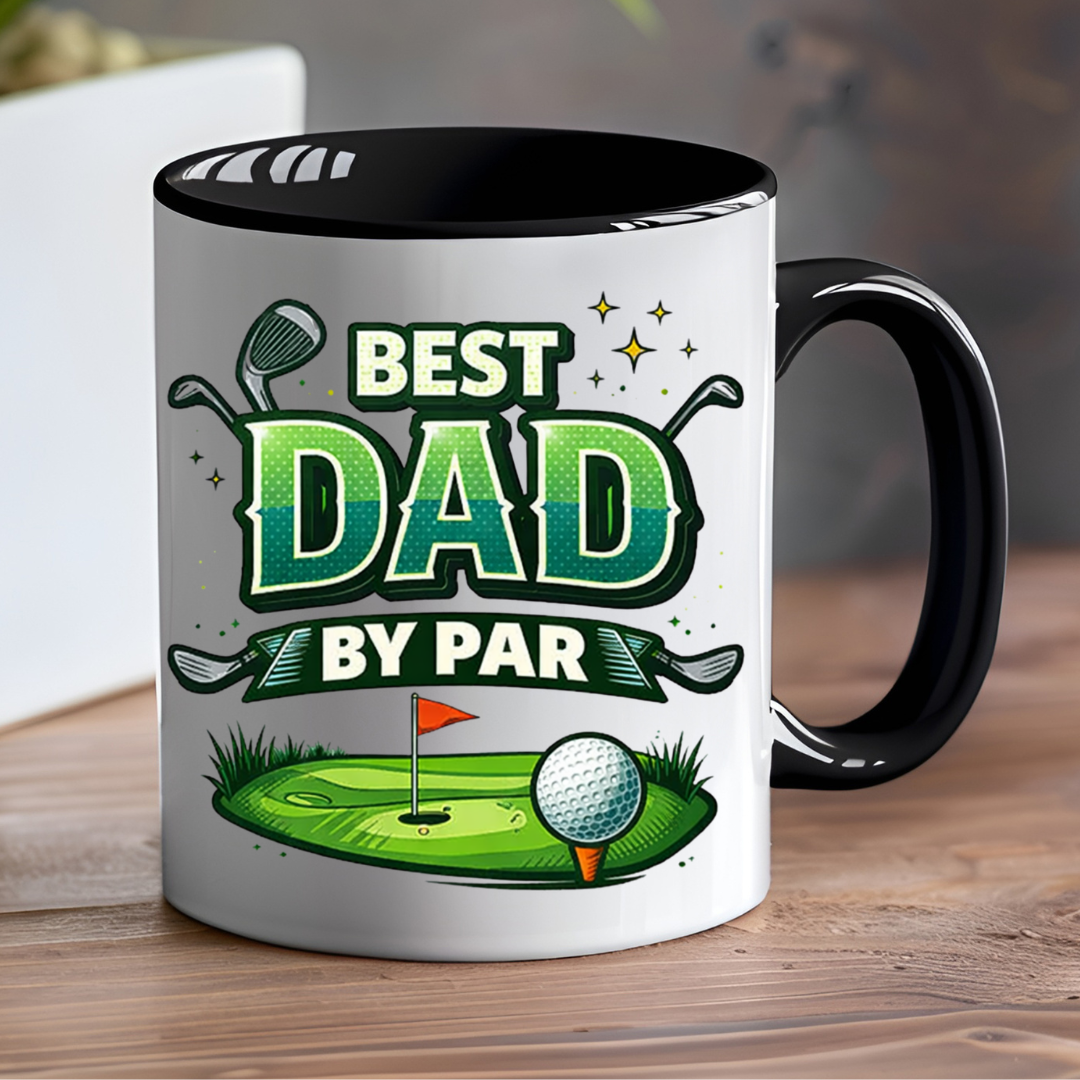 Best Dad By Par Mug