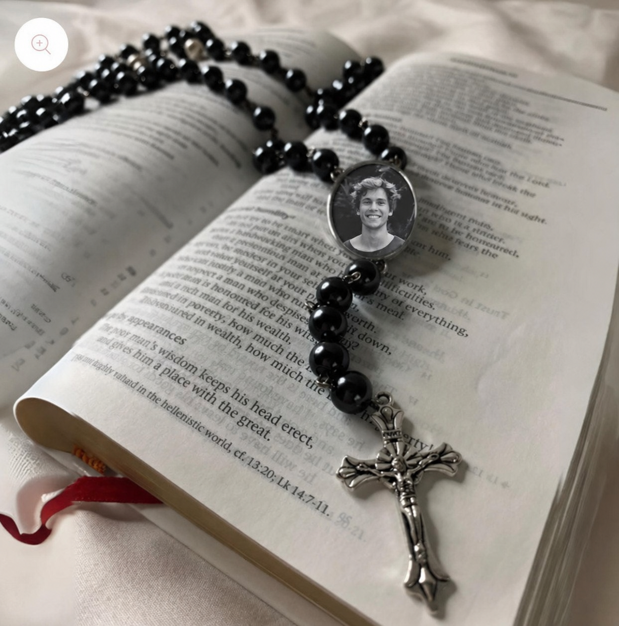 Rosary Beads with Photo
