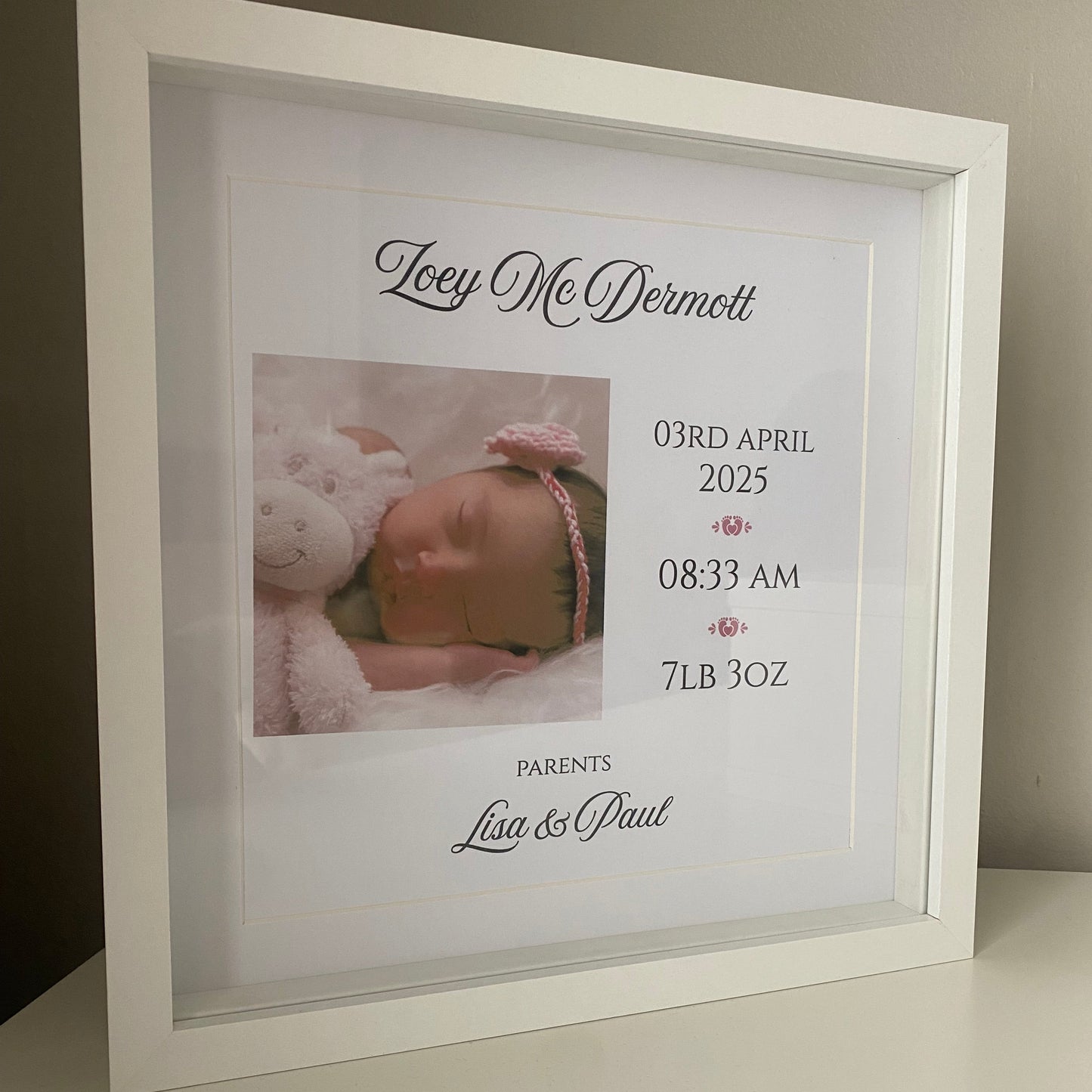 New Arrival Photo Print - 3d Frame