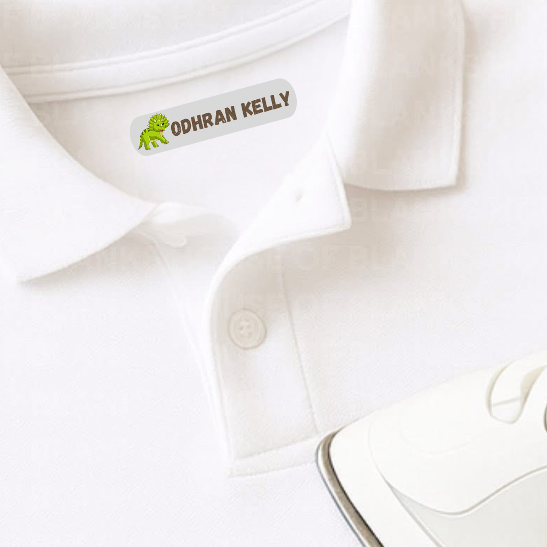 25 Personalised Name Tags- Dino