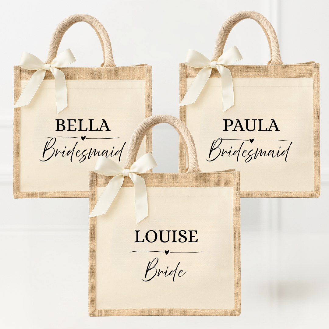 Personalised Bridal Party Tote Bag