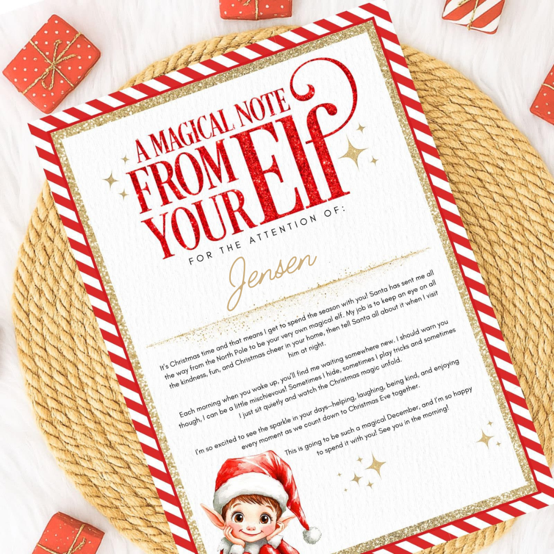 Elf is Back Treat Box & Magical Letter