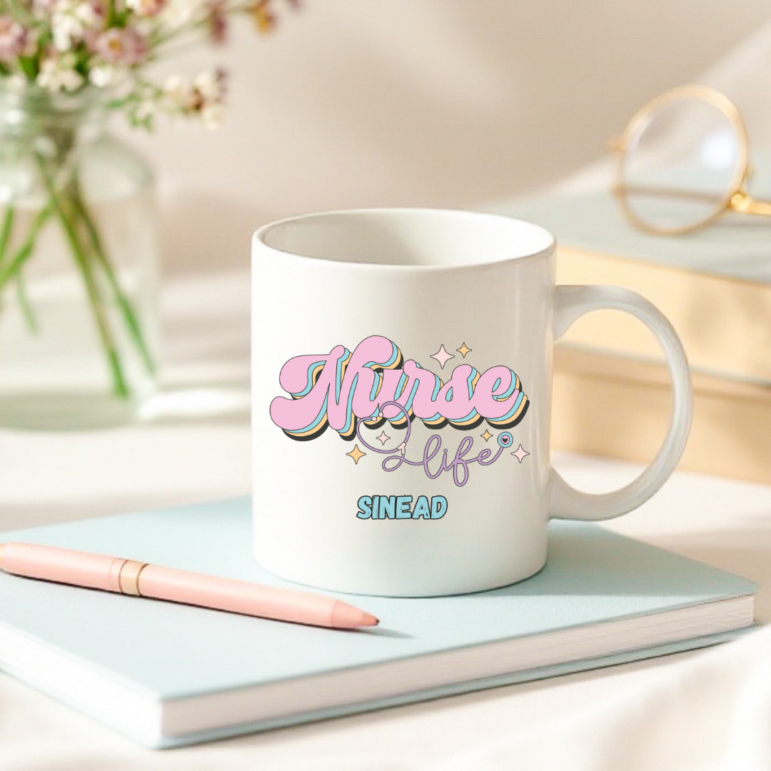 Personalised Nurse Mug - Nurse Life