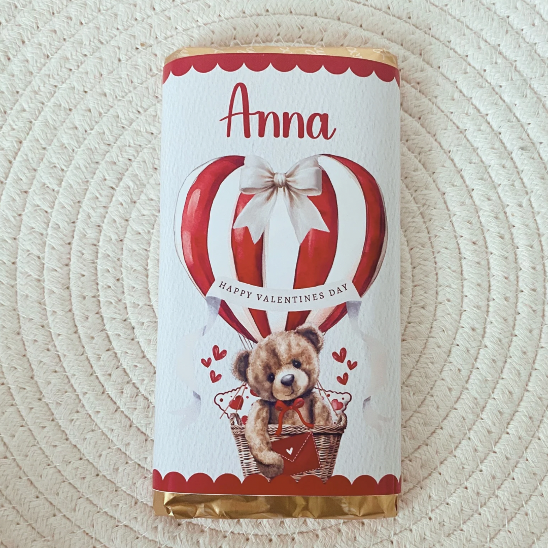 Personalised Valentine’s Chocolate Bar