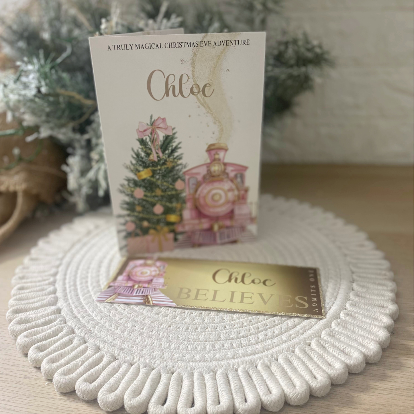 A Magical Christmas Eve Story Booklet - Pink
