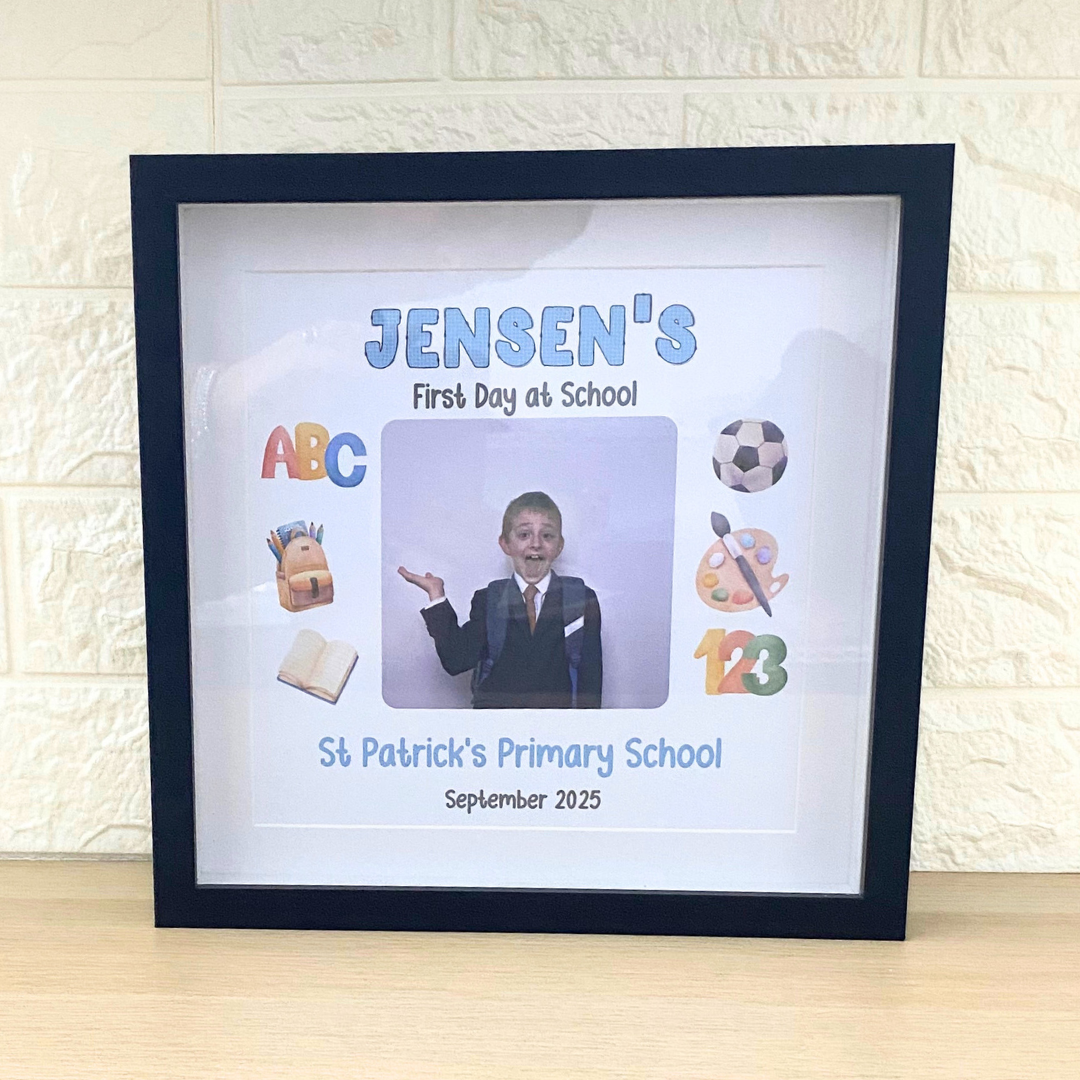 Personalised First Day of School 3D Frame
