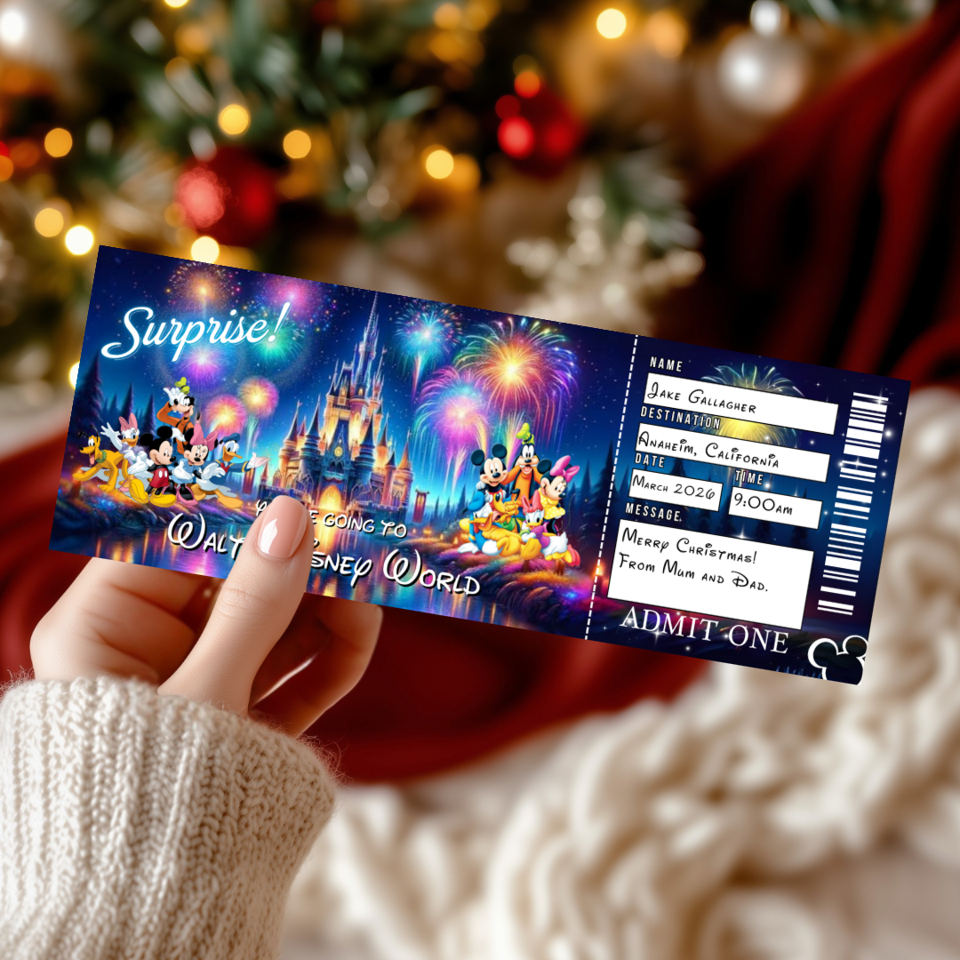 Personalised Surprise Trip Ticket