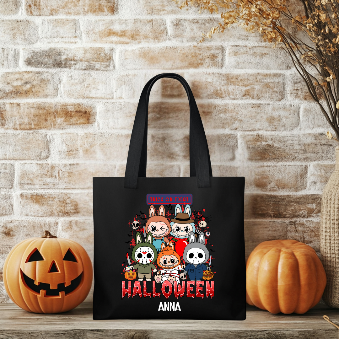 Trick or Treat Horror Cuties Tote Bag