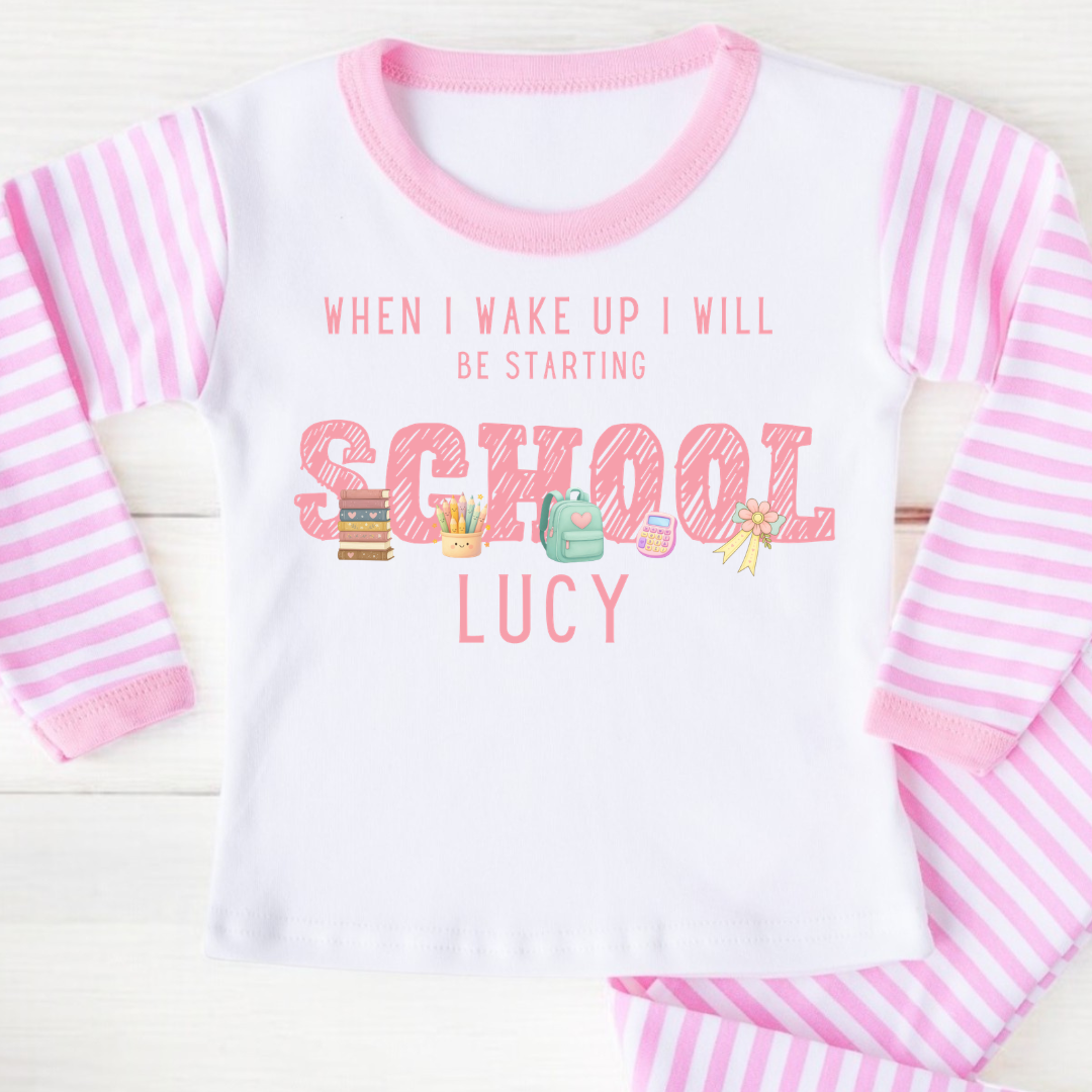 Personalised 1st Day at School Pyjamas - School Essentials