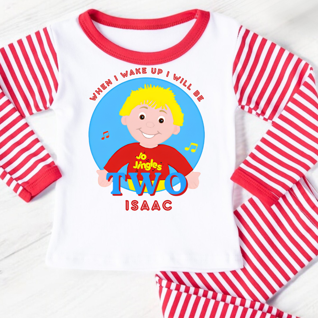 Personalised Birthday Pyjamas - Jo Jiggles
