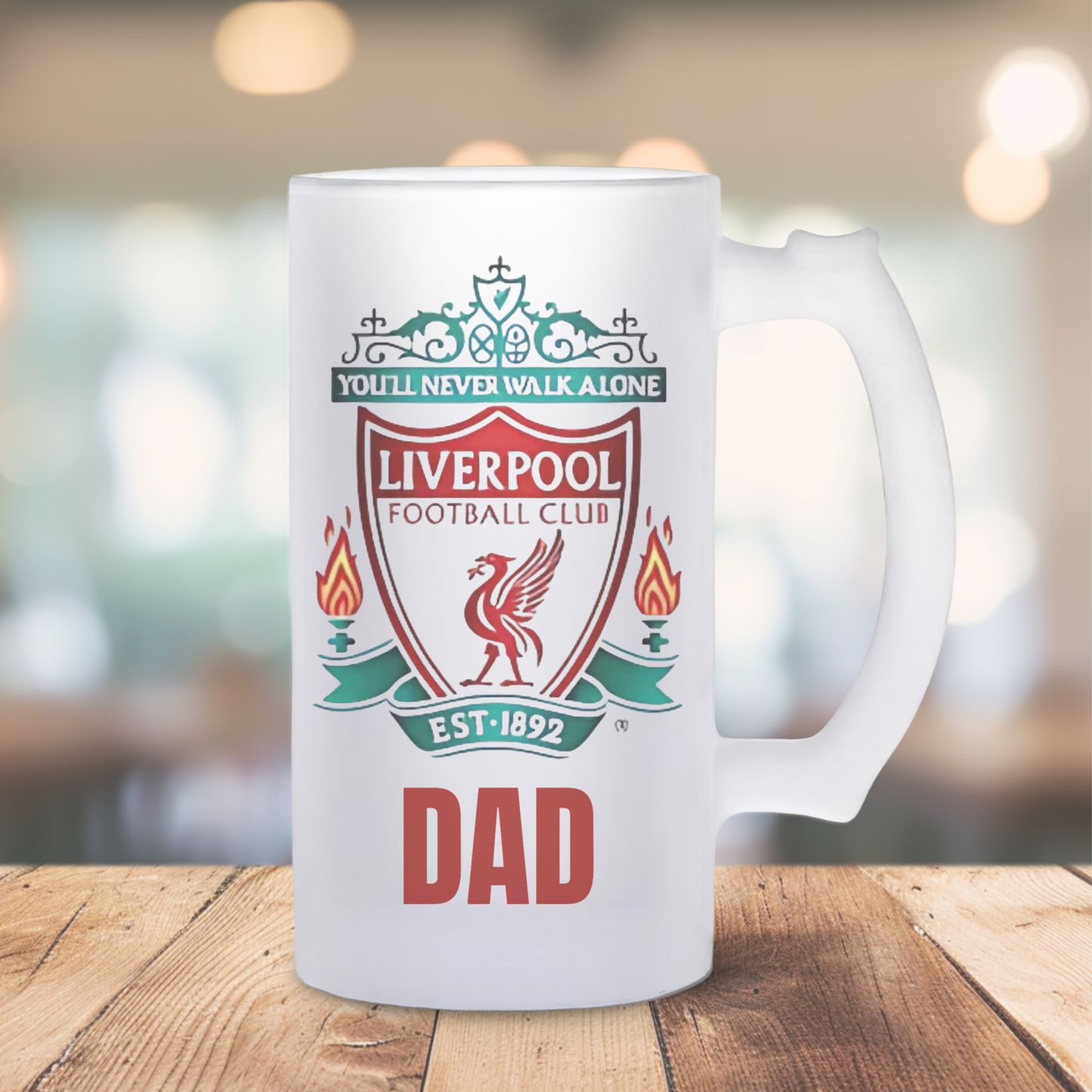 Personalized Frosted Tankards – The football Collection