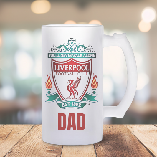 Personalized Frosted Tankards – The football Collection