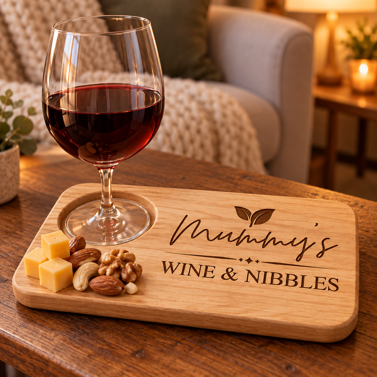 Personalised Drink & Nibbles Board