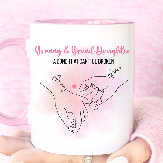 Granny & Granddaughter Mug – A Bond That Can’t Be Broken