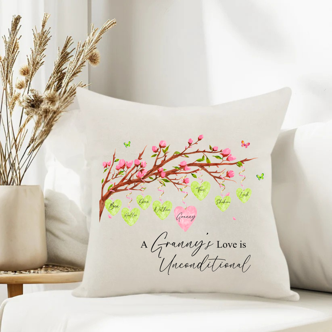 Personalised Unconditional Love Cushion