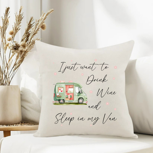 Van Vibes Cushion - Camper Van