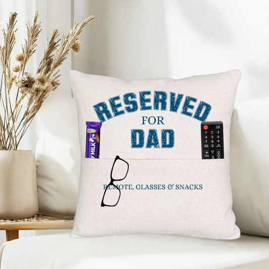 Personalised Reserved Spot Cushion