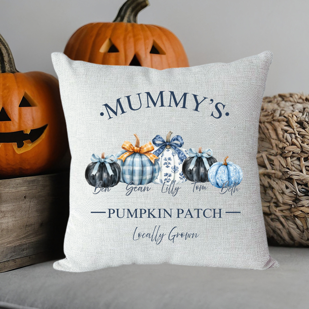 Personalised Pumpkin Patch Cushion