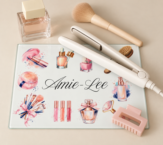 Personalised Beauty Essentials Vanity Protection Board