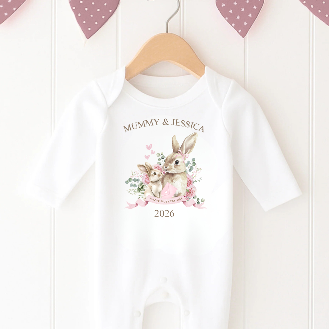 Mummy & Me Mothers Day Romper - Pink