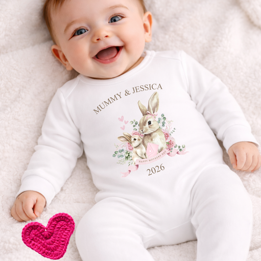 Mummy & Me Mothers Day Romper - Pink