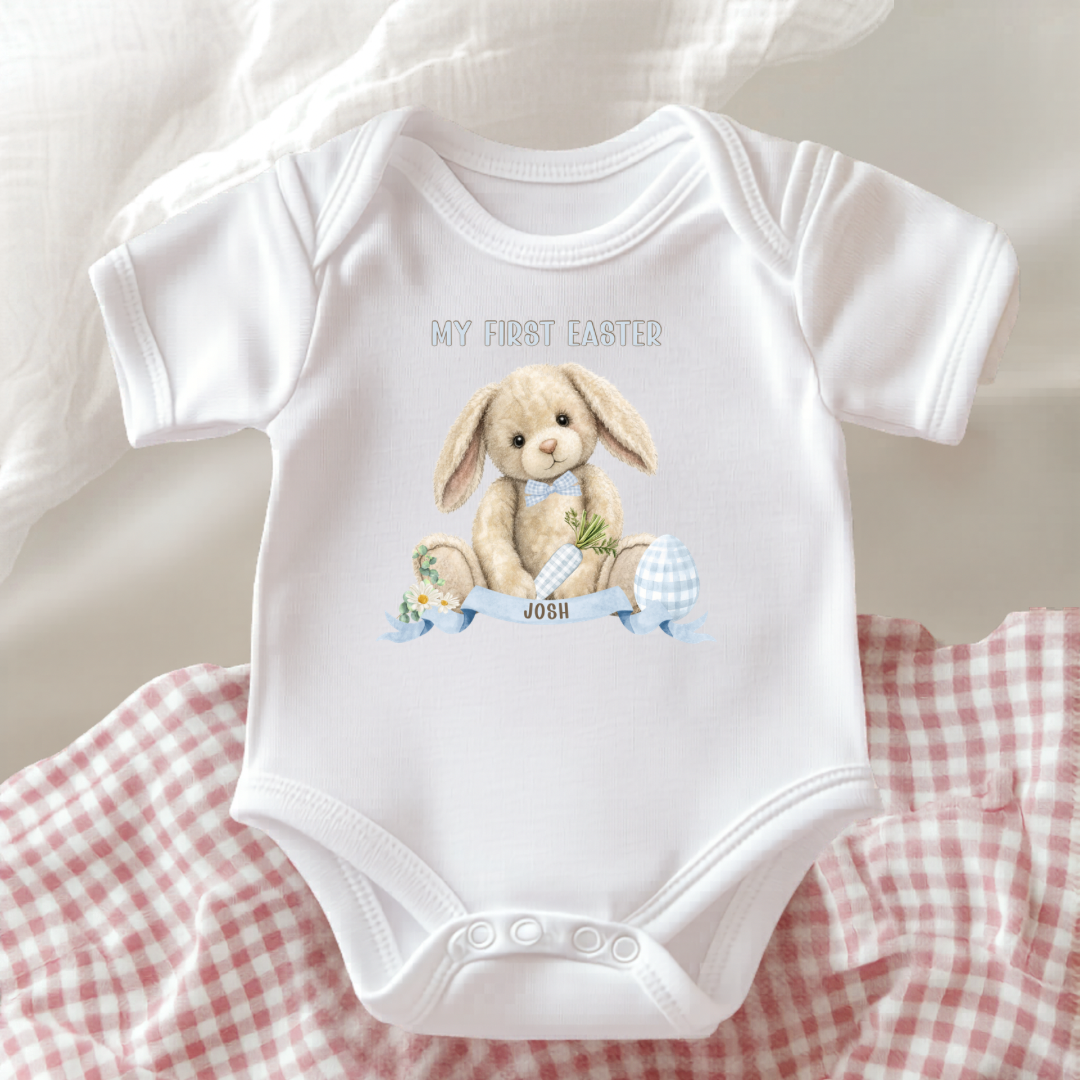 Easter Vest - Blue Bunny
