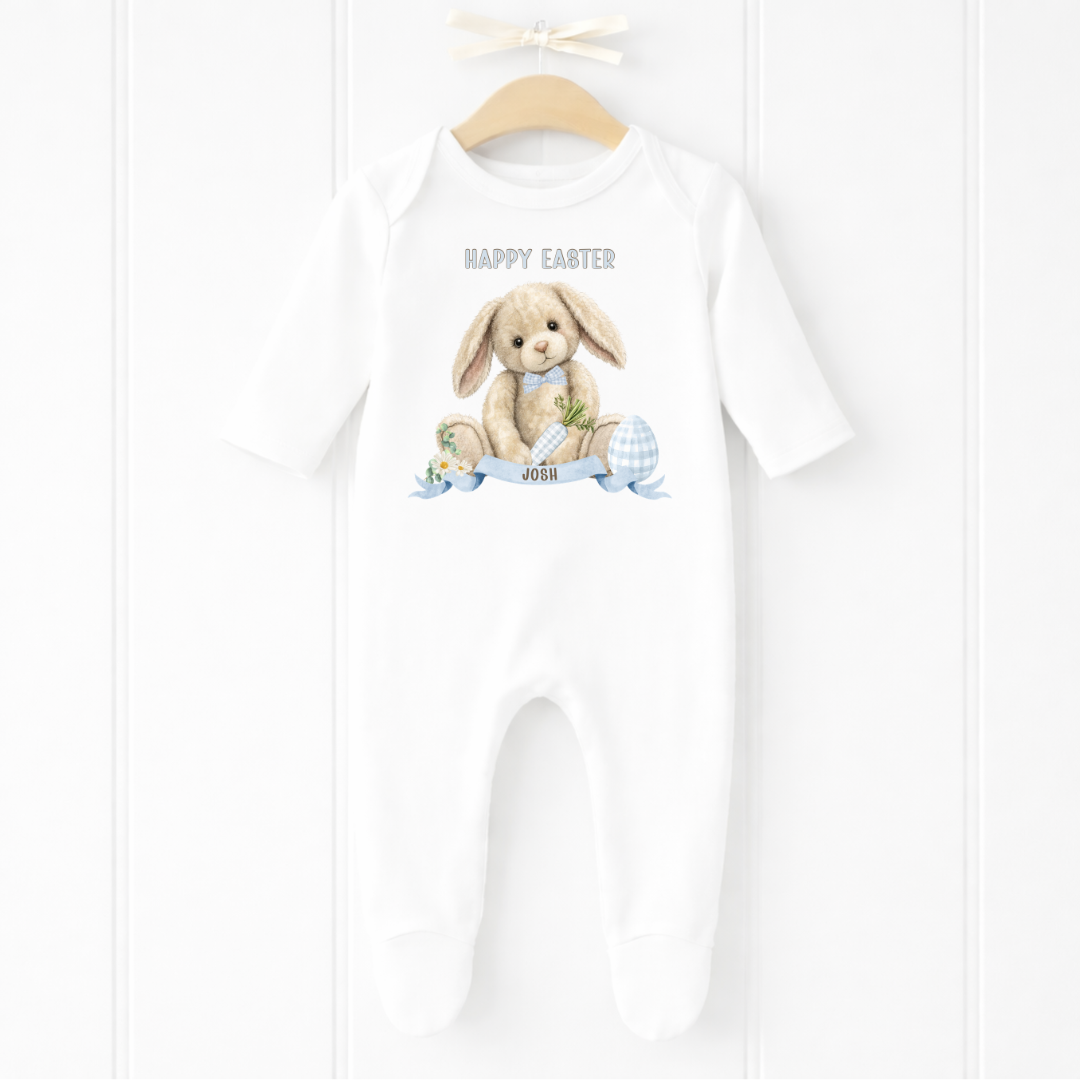 Easter Romper - Blue Bunny