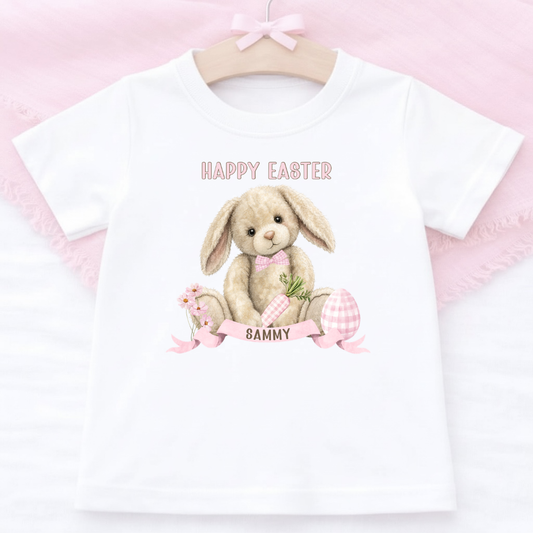 Easter T-Shirt- Pink Bunny