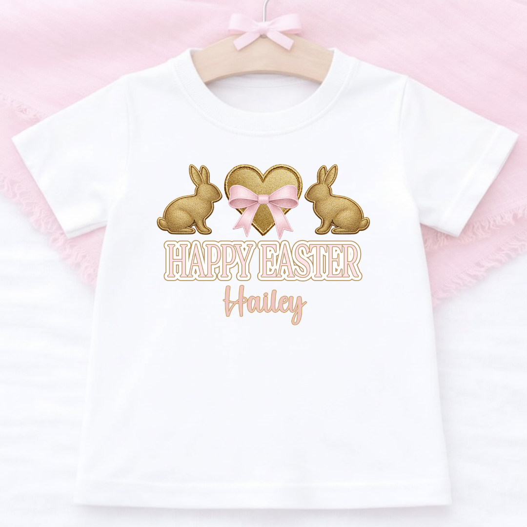 Easter T-Shirt- Heart Bunny