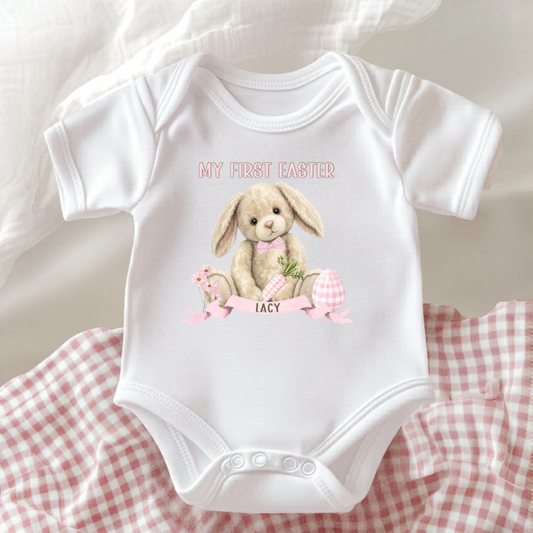 Easter Vest - Pink Bunny