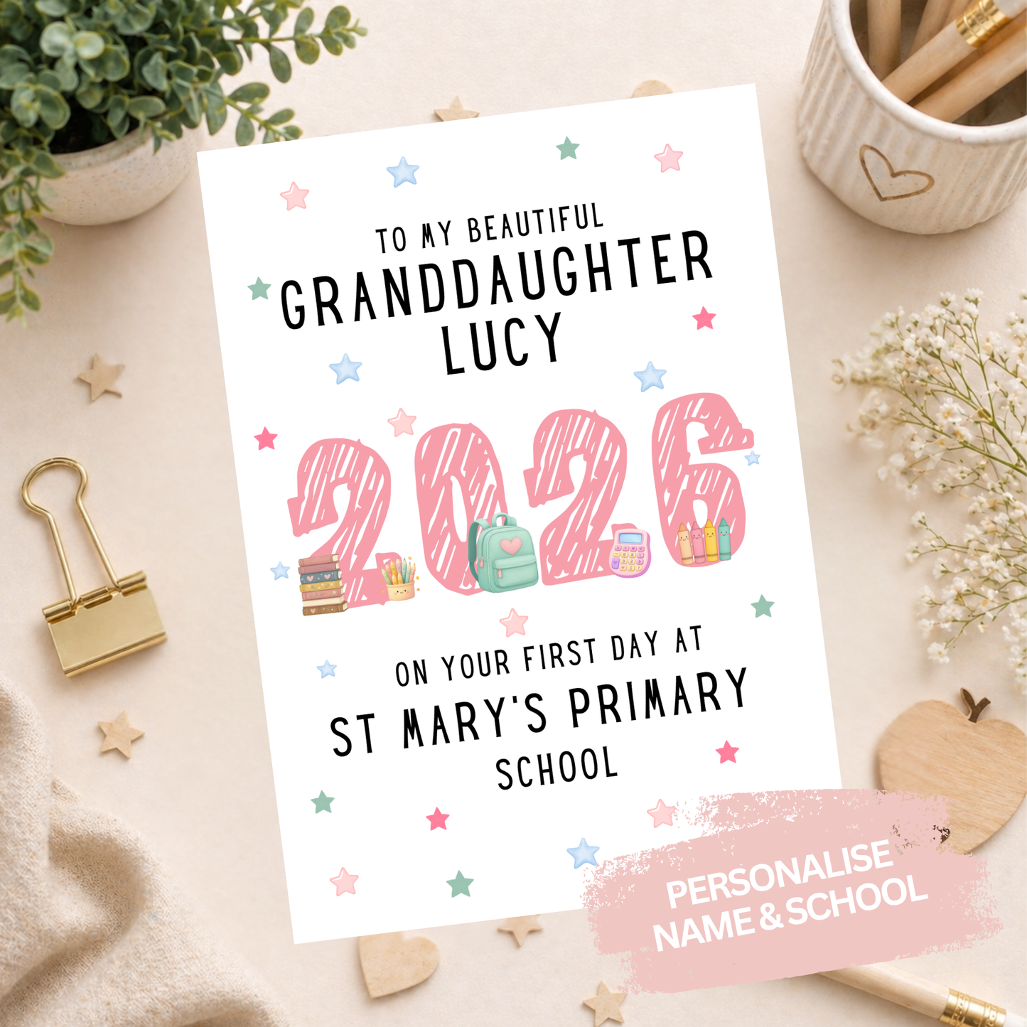 Starting  School 2026 - Pink
