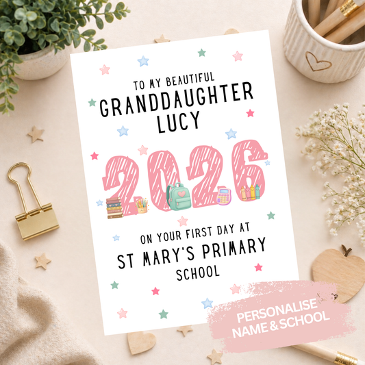 Starting  School 2026 - Pink