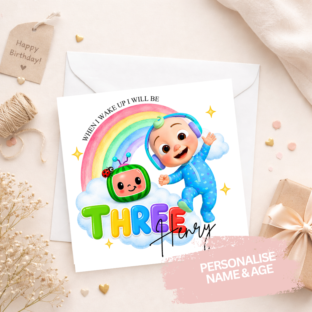Personalised Birthday Card - Cocomelon