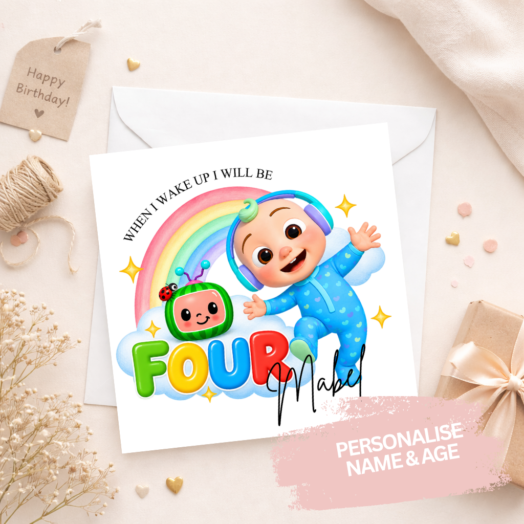 Personalised Birthday Card - Cocomelon