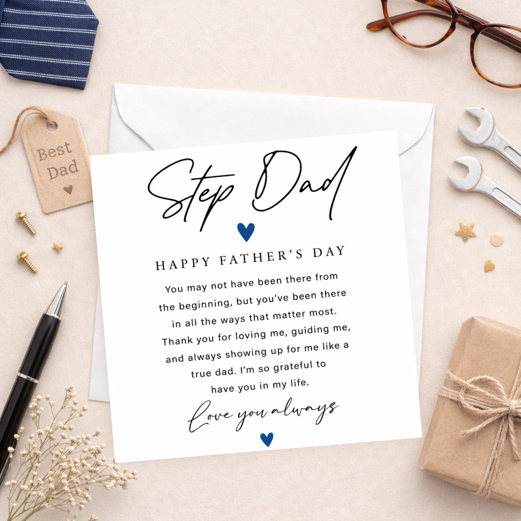Happy Father’s Day Step Dad Card