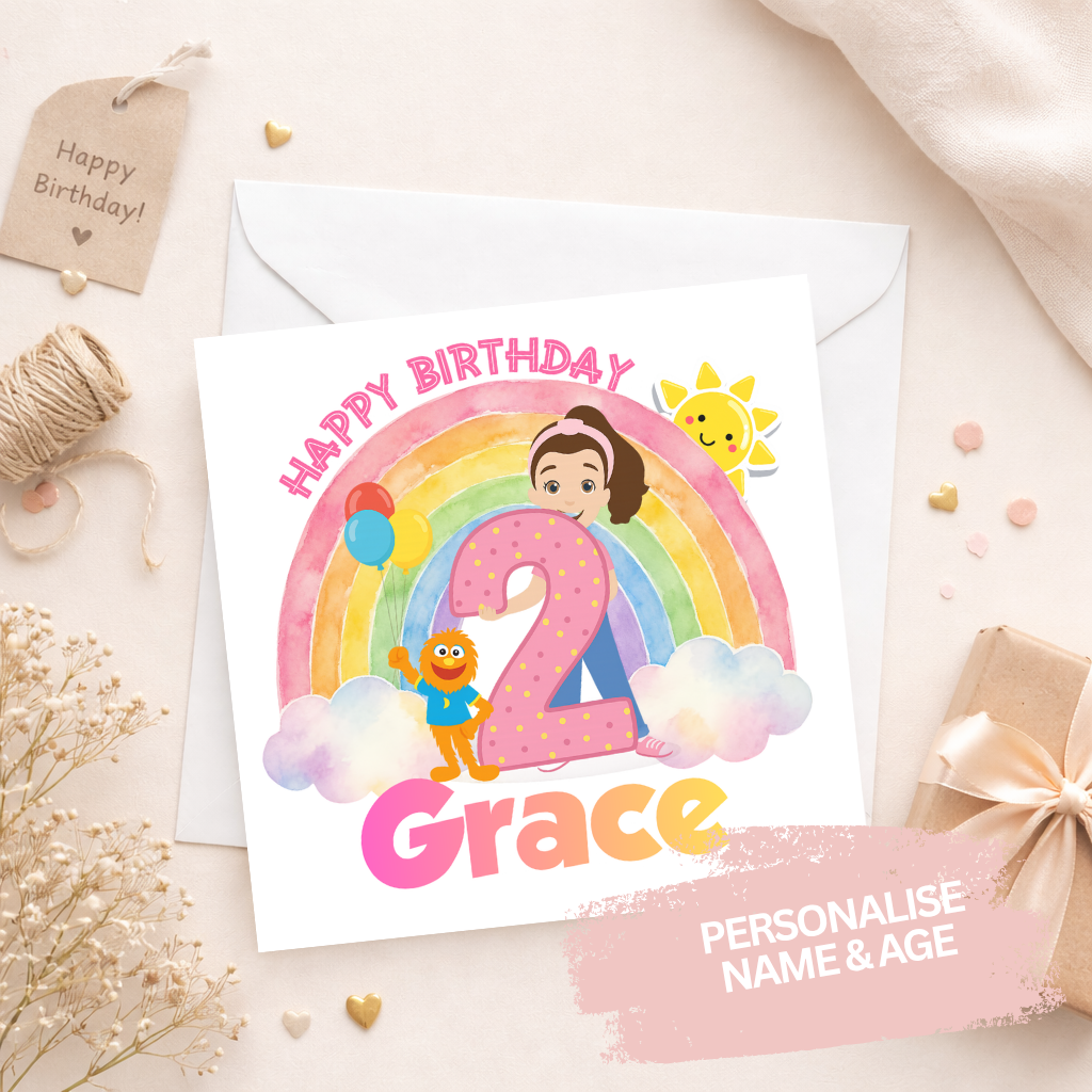 Personalised Birthday Card - Ms Rachel