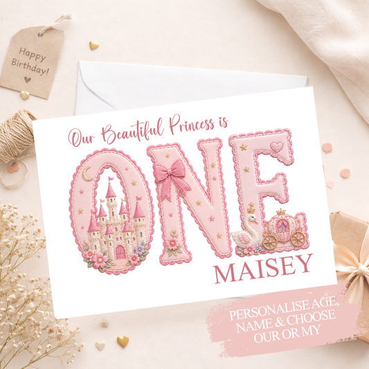 Fairytail Personalised Birthday card