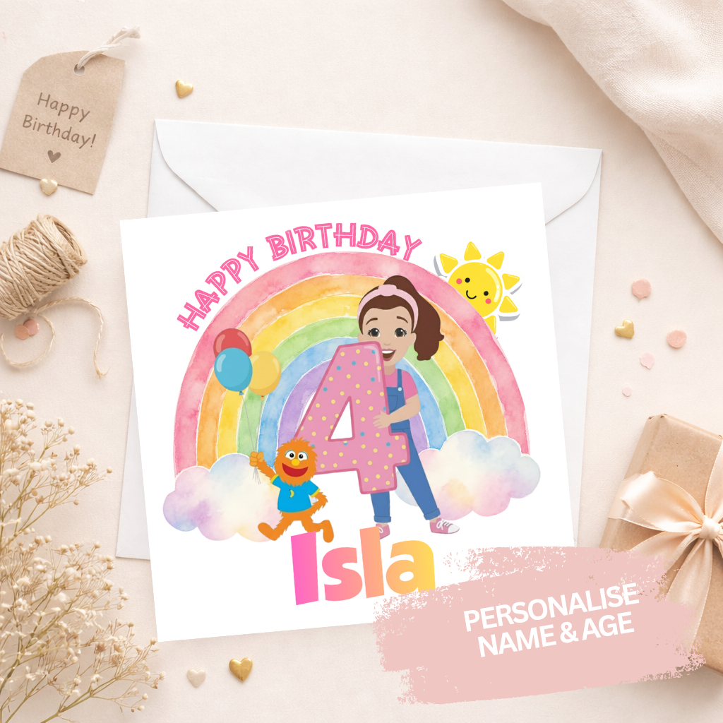 Personalised Birthday Card - Ms Rachel
