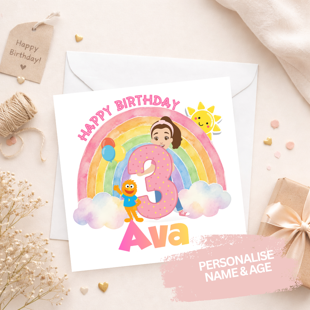 Personalised Birthday Card - Ms Rachel