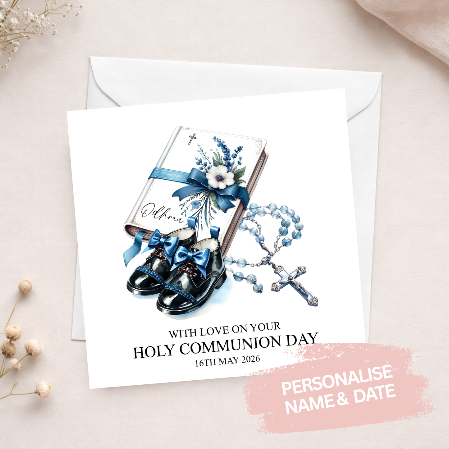Boy’s Bible  Communion Card