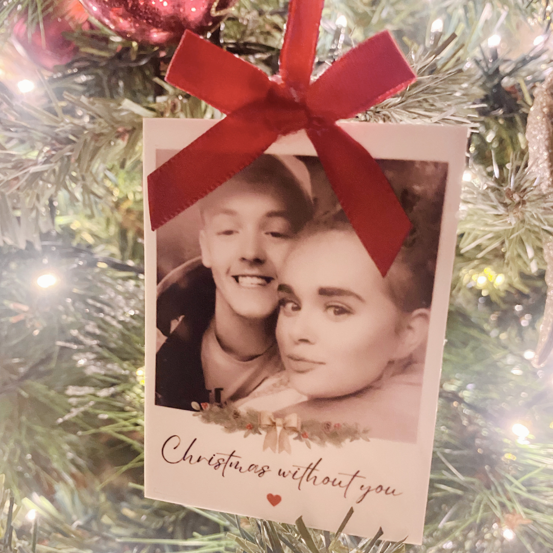 Christmas Without You Photo Memorial Decoration