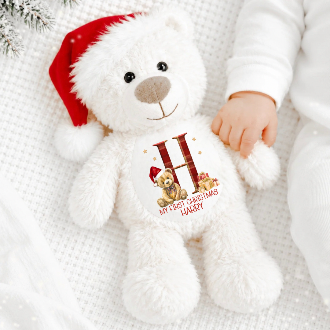 Personalised My First Christmas Teddy