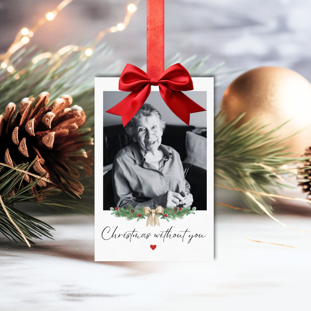 Christmas Without You Photo Memorial Decoration