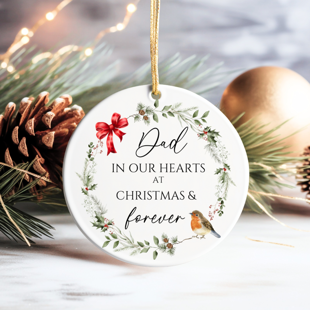 Personalised Memorial Christmas Bauble